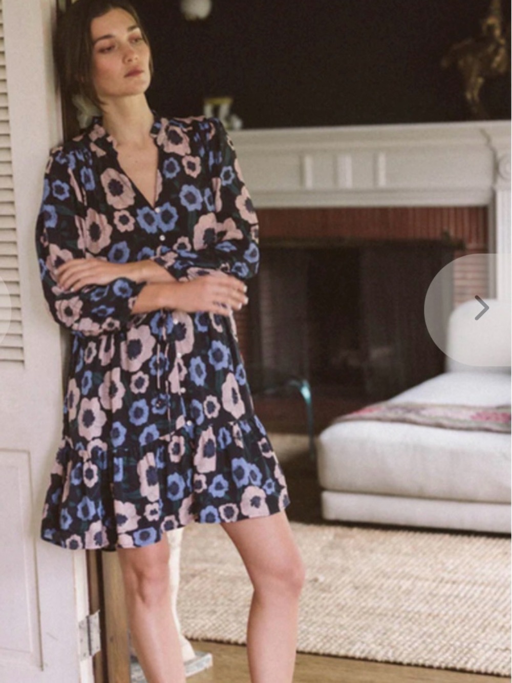 Trovata  Birds of Paradise Yulia Poppies Dress
